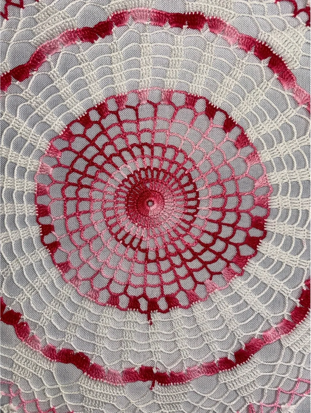 Set of 2 Vintage Crocheted Doilies, 12